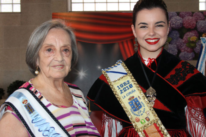 La Meiga Mayor Veterana, Teresa Borreguero y la Meiga Mayor 2018, María García